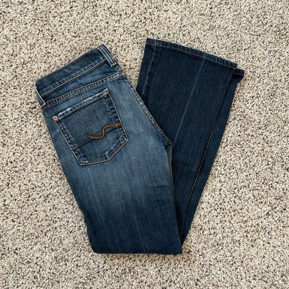 7 For All Mankind 27 bootcut denim jeans - Picture 3 of 3